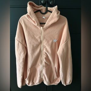Kawaii Salmon Fleece Jacket